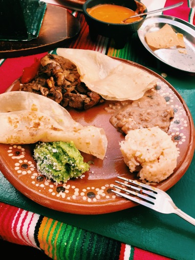Delicious food from El Patio.